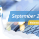 Blauer Hintergrund mit weißer Schrift „Release – September 2017“