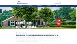 Screenshot Website Bonum Immobilien, Makler und Sachverständige